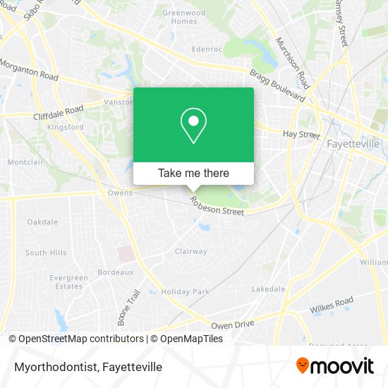 Myorthodontist map