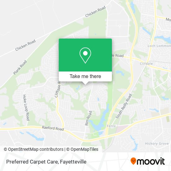 Preferred Carpet Care map