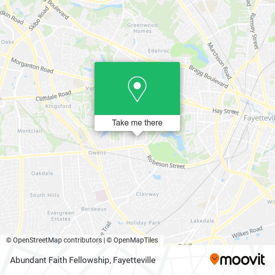 Mapa de Abundant Faith Fellowship