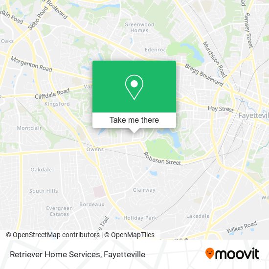 Retriever Home Services map