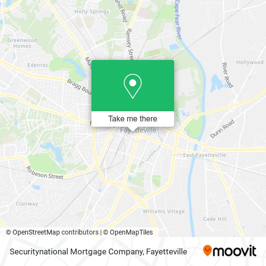 Securitynational Mortgage Company map