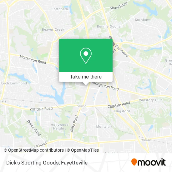 Dick's Sporting Goods map