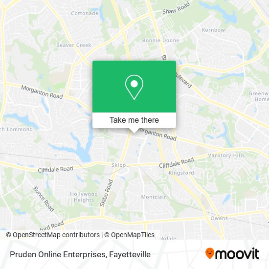 Mapa de Pruden Online Enterprises