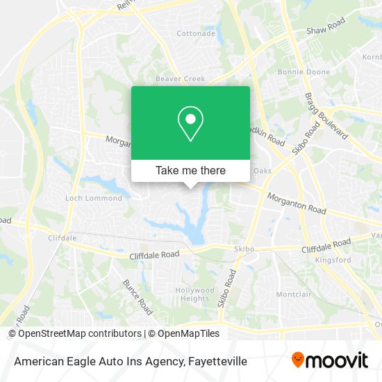 Mapa de American Eagle Auto Ins Agency