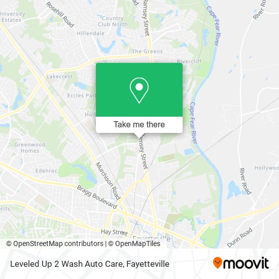 Leveled Up 2 Wash Auto Care map