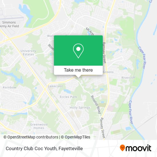 Country Club Coc Youth map