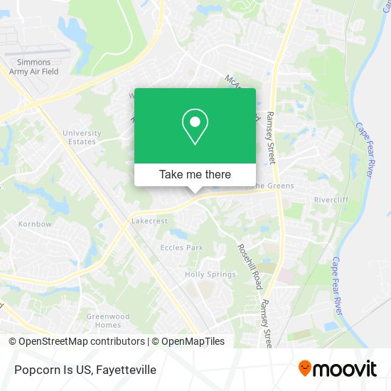 Popcorn Is US map