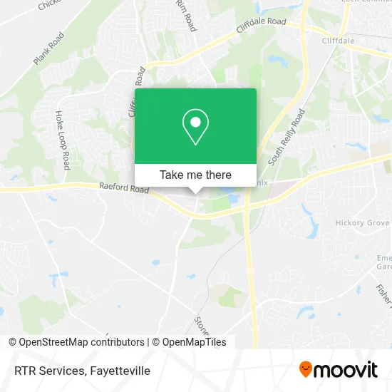 RTR Services map
