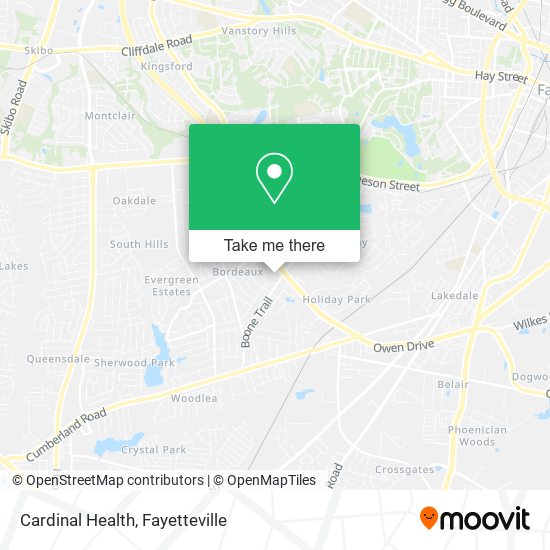 Cardinal Health map