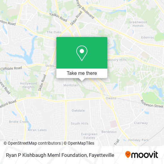 Mapa de Ryan P Kishbaugh Meml Foundation