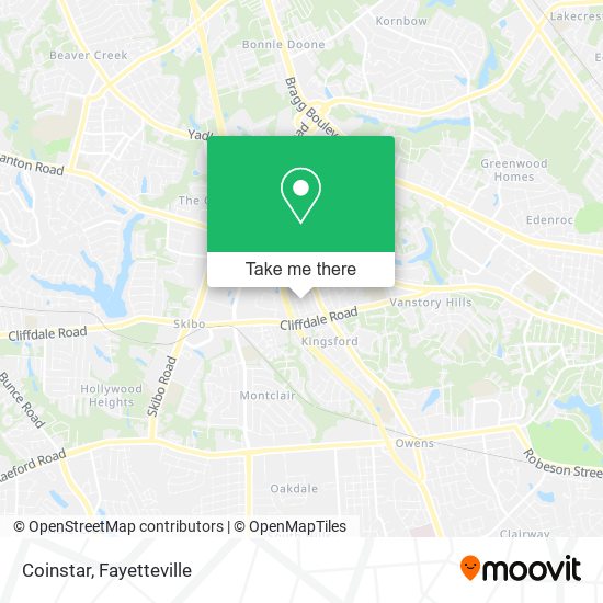 Mapa de Coinstar