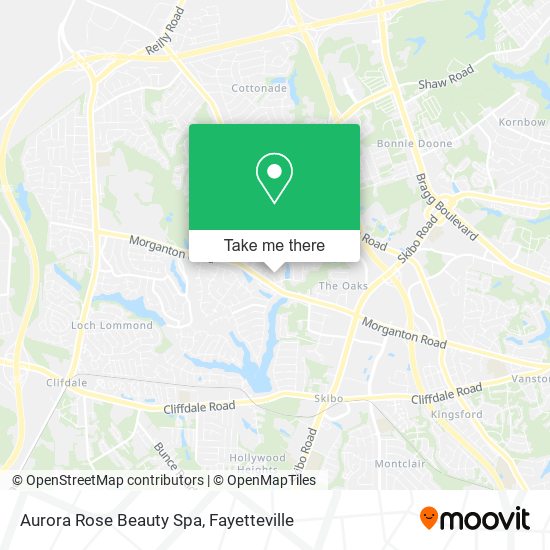 Mapa de Aurora Rose Beauty Spa