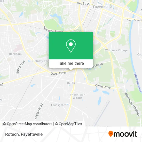 Rotech map