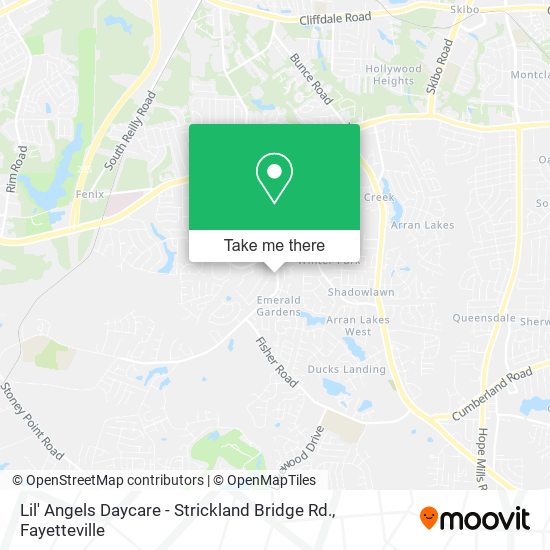 Mapa de Lil' Angels Daycare - Strickland Bridge Rd.