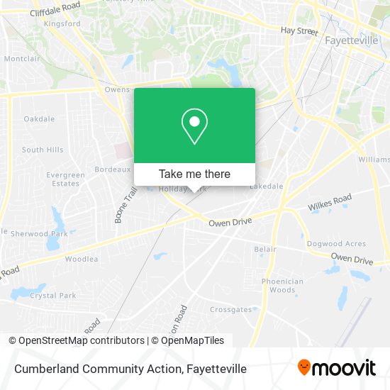 Mapa de Cumberland Community Action