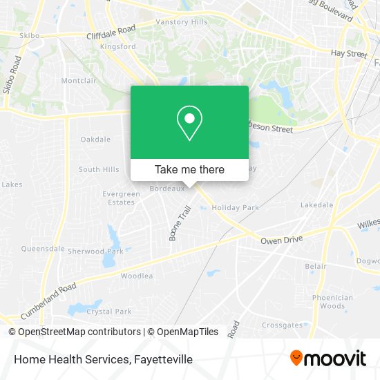 Mapa de Home Health Services