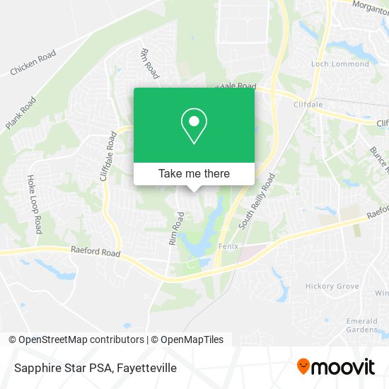 Sapphire Star PSA map