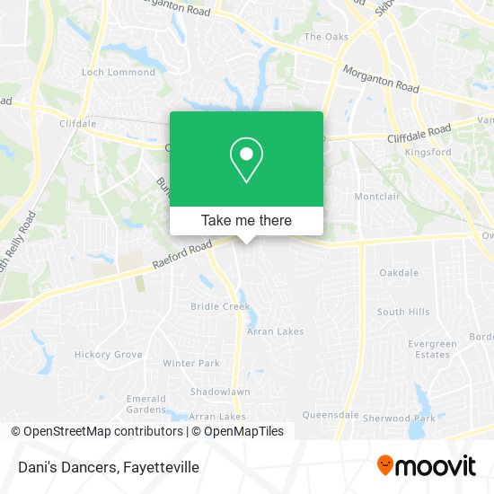 Dani's Dancers map