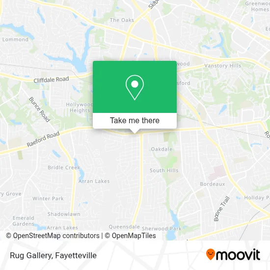 Rug Gallery map