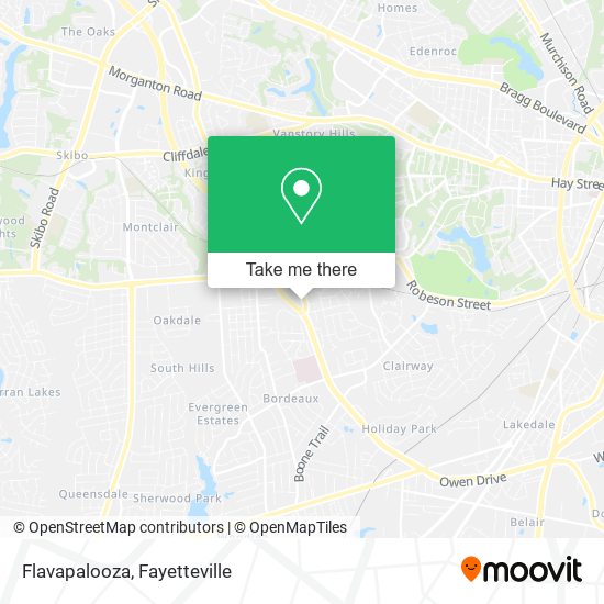 Mapa de Flavapalooza