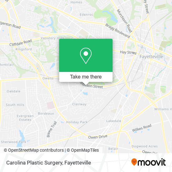 Mapa de Carolina Plastic Surgery