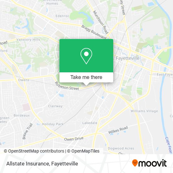 Allstate Insurance map