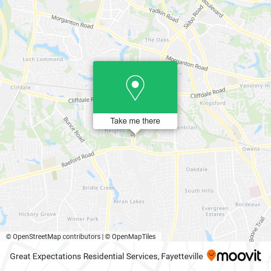 Great Expectations Residential Services map
