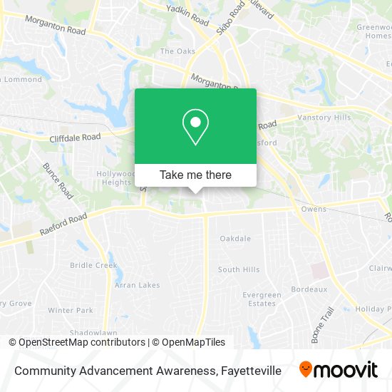 Mapa de Community Advancement Awareness