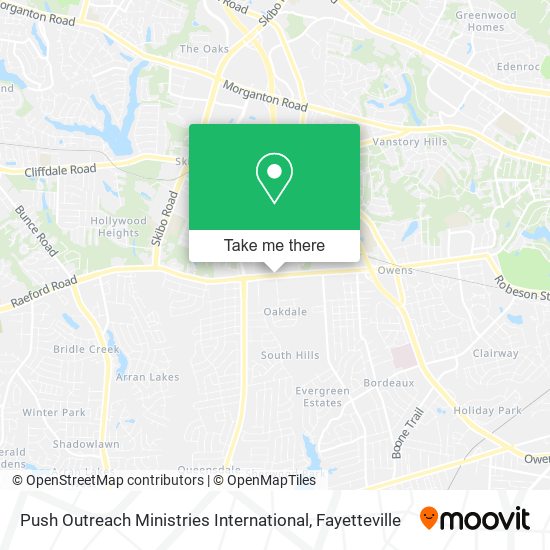 Push Outreach Ministries International map