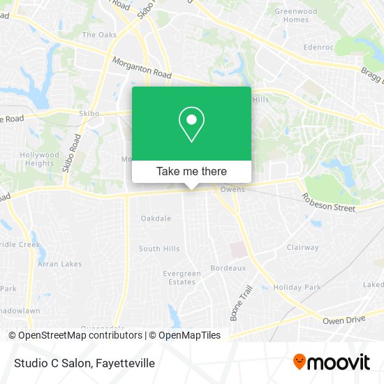 Mapa de Studio C Salon