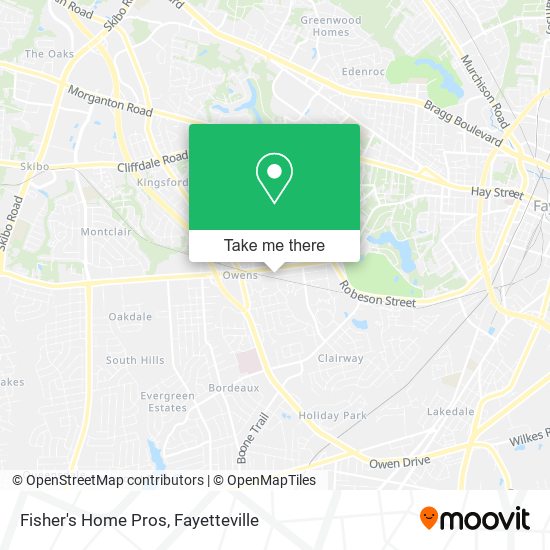 Mapa de Fisher's Home Pros