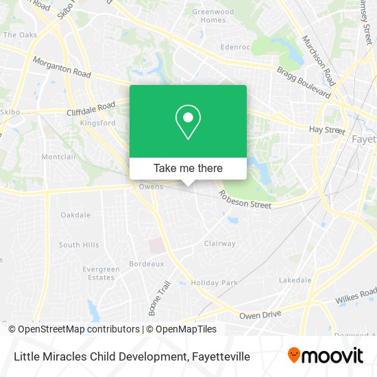 Little Miracles Child Development map