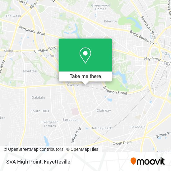 Mapa de SVA High Point