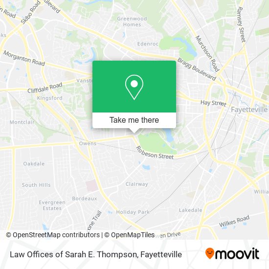 Mapa de Law Offices of Sarah E. Thompson