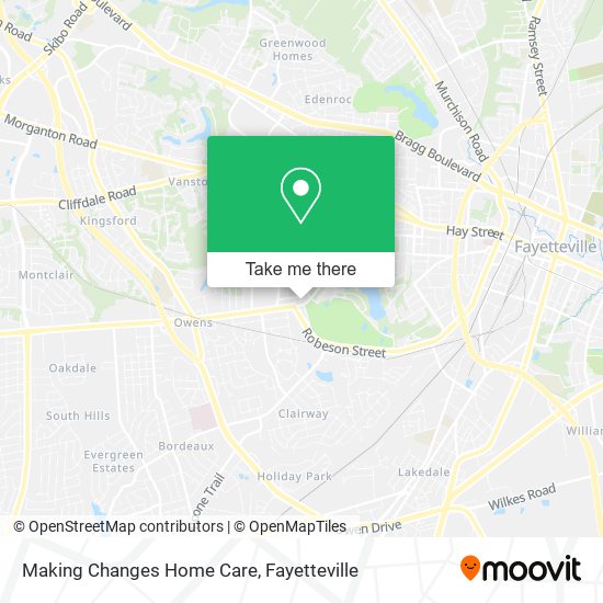 Mapa de Making Changes Home Care