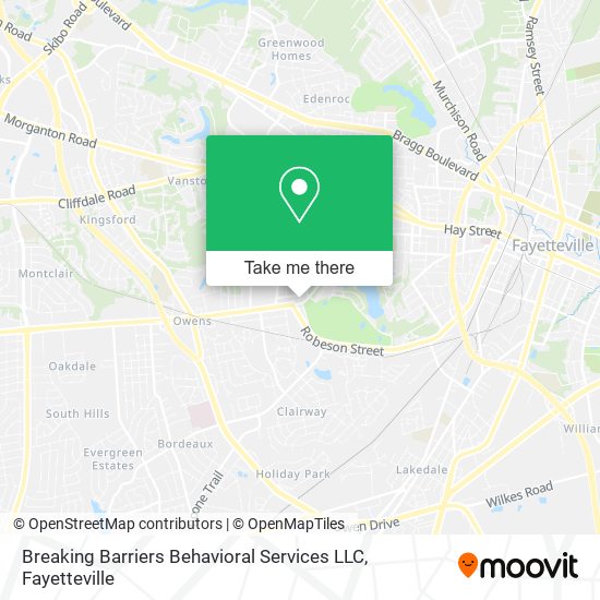 Breaking Barriers Behavioral Services LLC map