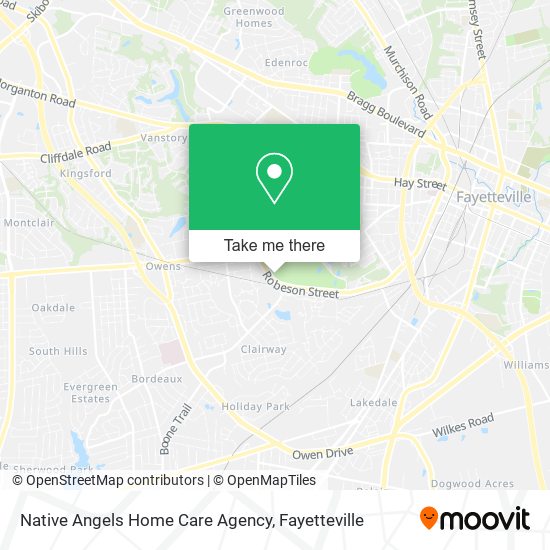 Mapa de Native Angels Home Care Agency