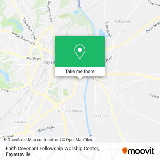 Faith Covenant Fellowship Worship Center map