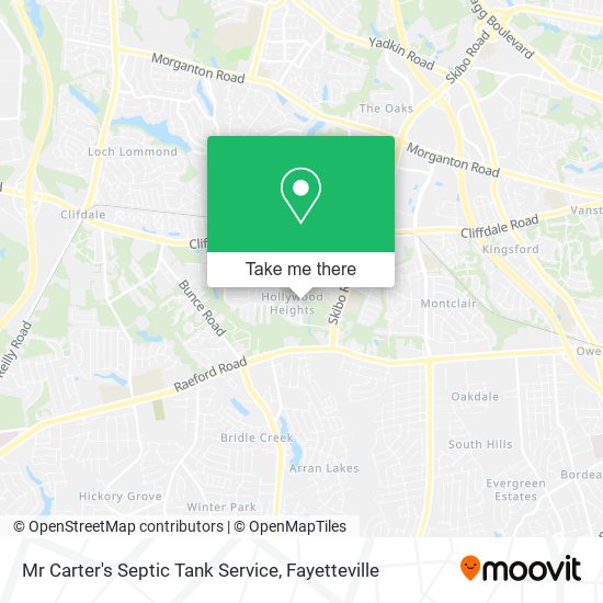 Mapa de Mr Carter's Septic Tank Service