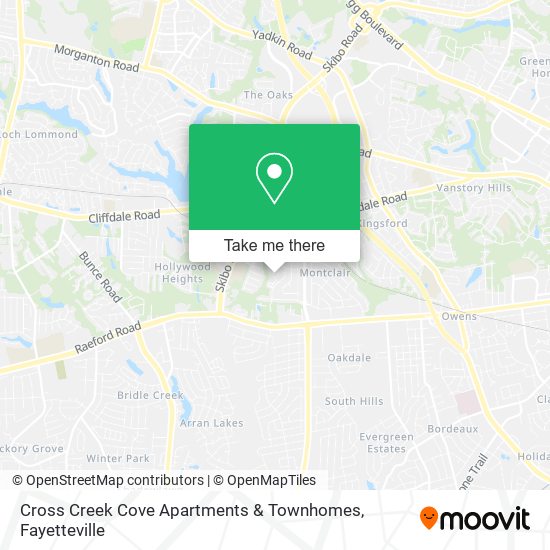 Cross Creek Cove Apartments & Townhomes map