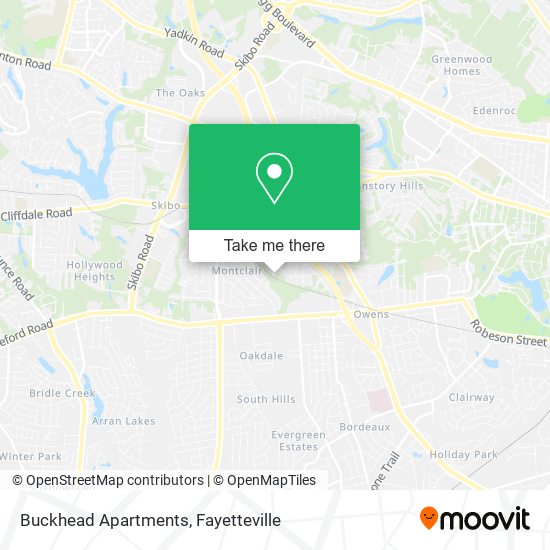 Mapa de Buckhead Apartments
