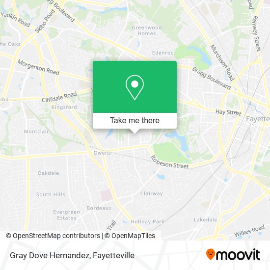 Gray Dove Hernandez map