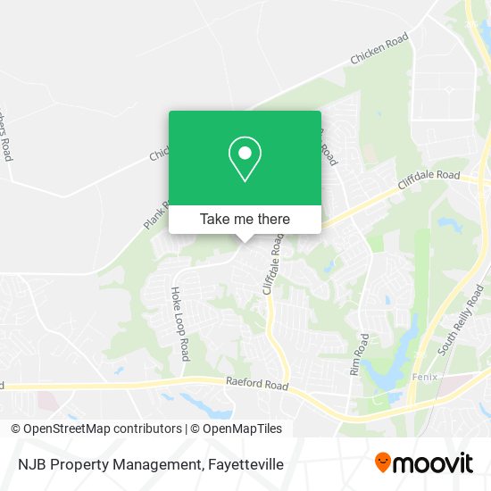 NJB Property Management map