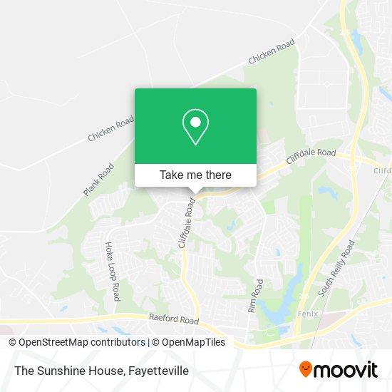 The Sunshine House map