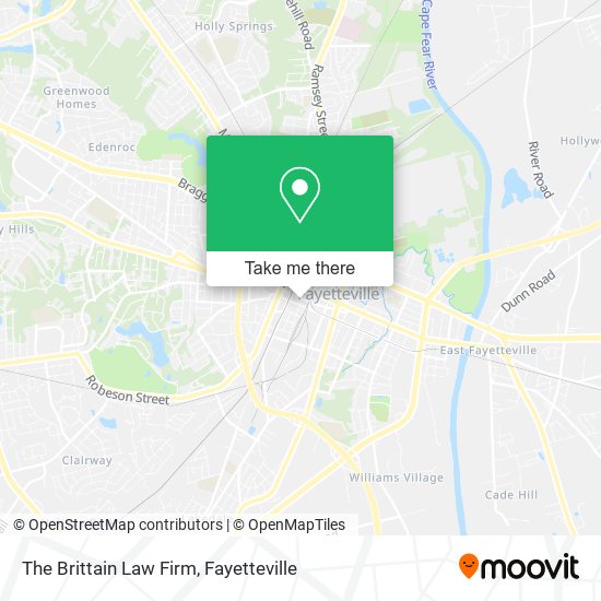 The Brittain Law Firm map