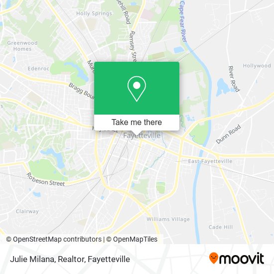 Julie Milana, Realtor map