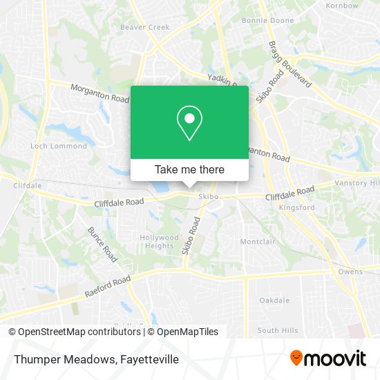 Thumper Meadows map