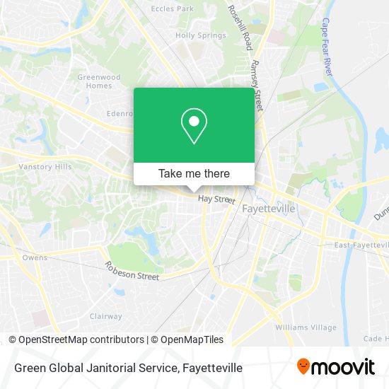 Green Global Janitorial Service map