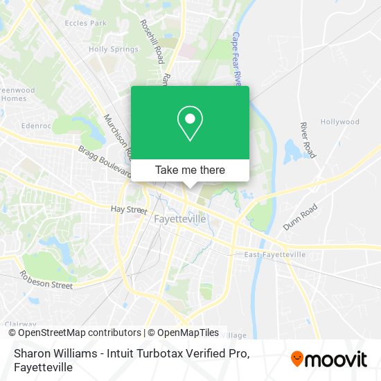 Sharon Williams - Intuit Turbotax Verified Pro map