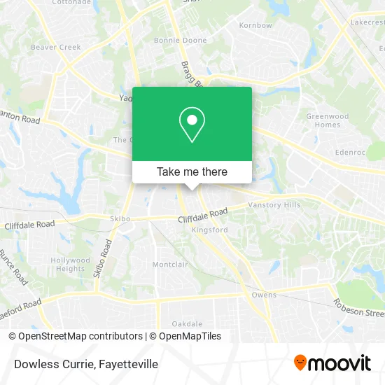 Dowless Currie map